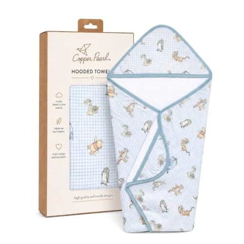 Copper Pearl Premium Knit Hooded Bath Towel Winnie The Pooh & Friends