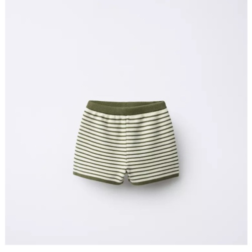 STRIPED KNIT JUMPER - Ecru / Green | ZARA United States