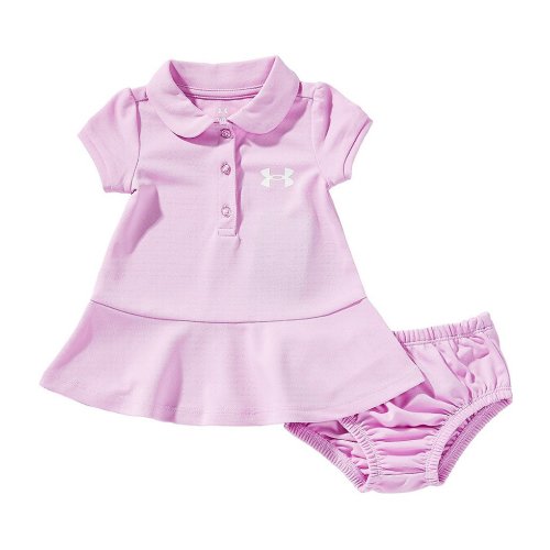 Under Armour Baby Girls Solid Drop Waist Polo Dress