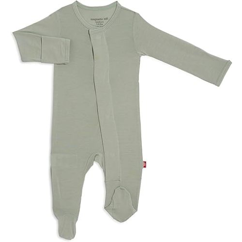 Magnetic Me Footie Pajamas Soft Modal Baby Sleepwear with Quick Magnetic Fastener | Boys and Girls Sleeper Preemie-24 Months