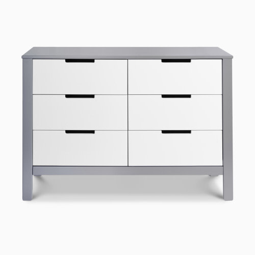 Carter's by daVinci Colby 6-Drawer Dresser - Grey / White