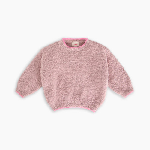 7AM Enfant Sweater - Ash Rose, 3-6 M