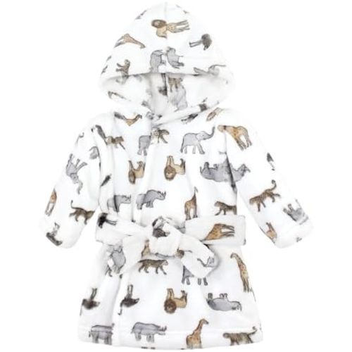 Hudson Baby Unisex Baby Plush Animal Face Bathrobe