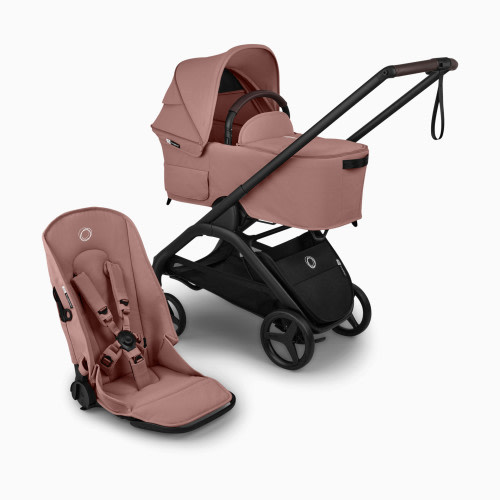 Bugaboo Dragonfly Plus Seat and Bassinet Stroller - Dusty Pink