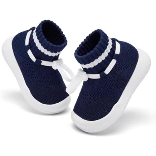 Baby Sock Shoes Girls Baby Walking Shoes Infant Sock Shoes Non Slip Toddler Slip on Tiny Feet Sneakers