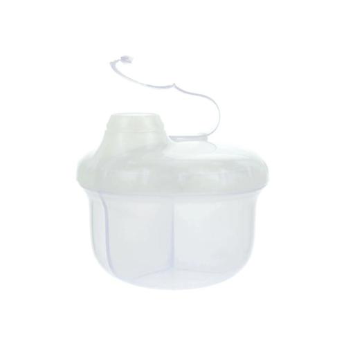 Nuby Powder Formula Dispenser 3 Compartment Easy Pour Spout - Clear