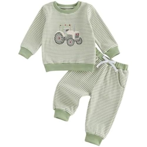 Toddler Baby Boy Fall Clothes Winter Outfits Sweatshirt Pant Sets