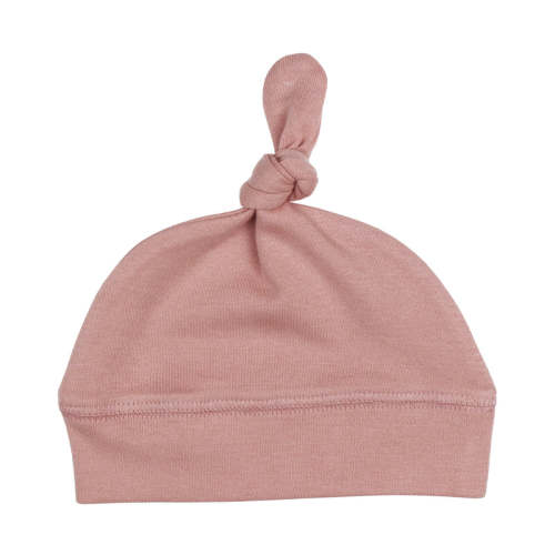 Mauve | Organic Knotted Hat Preemie-NB