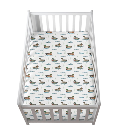 Puddle Parade Crib Sheet