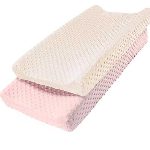 Owlowla Changing Pad Cover,Soft Minky Dots Changing Table Sheets