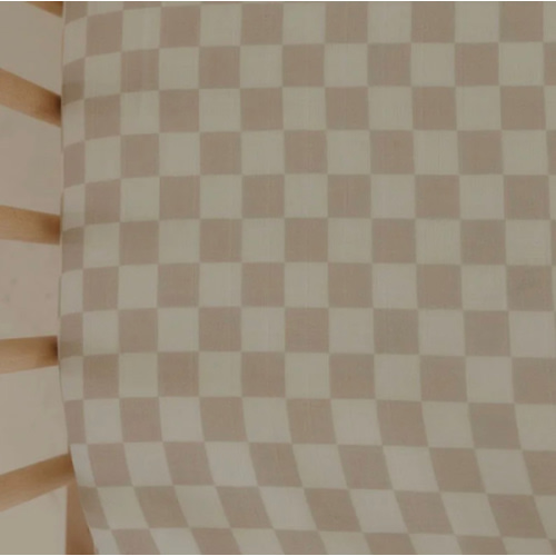 Muslin Crib Sheet | Checkerboard