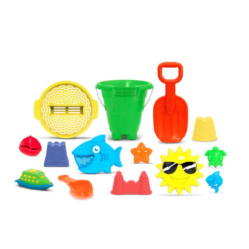 Play Day Amloid Beach Toys, 14 Piece