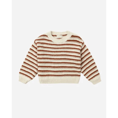 Aspen Sweater || Ruby Stripe