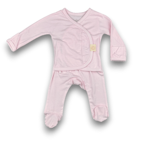 Heart2Heart Skin-to-Skin Onesie Light Pink – A Newborn Nest