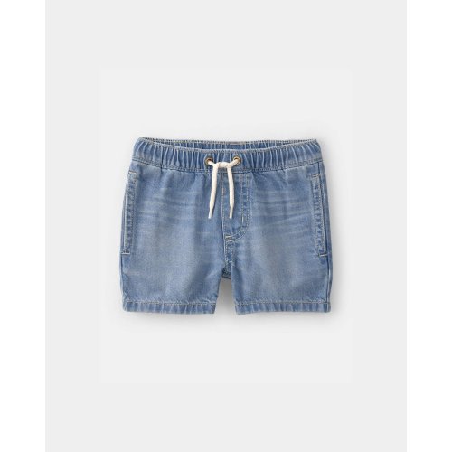 Baby Boy Denim Drawstring Shorts - Light Wash - OshKosh B'gosh | Carter's