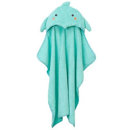 Baby Just Born® Dolphin Hooded Bath Towel