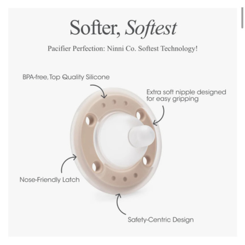 Ninni Pacifier Oatmeal 2 Pack