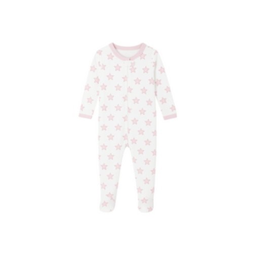 Celestial Linework | Footie (Pink) – Baby Dunn