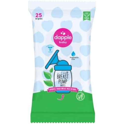 Dapple Baby - Breast Pump Wipes, Wipes Pouch - 25 Count (Pack of 1)