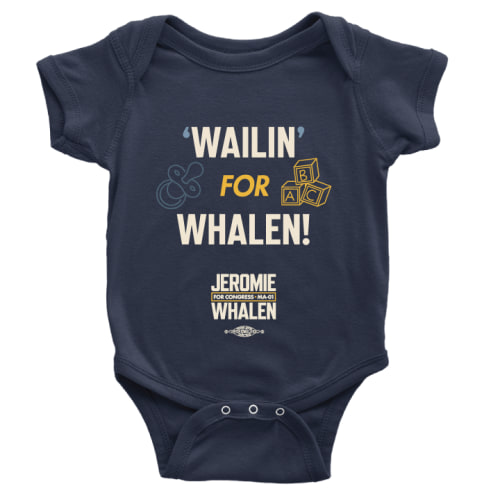 Wailin' For Whalen (Navy Onesie)