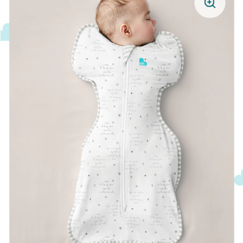 Swaddle Up™ 0.2 TOG Cotton White You Are My