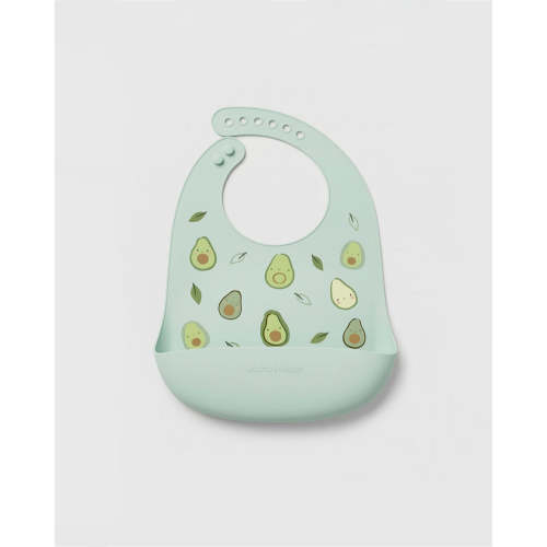 Silicone Bib Printed - Avocado