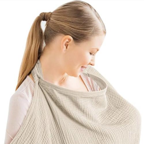 Amazon.com: Konssy Muslin Nursing Cover Up for Breastfeeding with Rigid Hoop | 100% Cotton Nursing Apron, Lightweight & Breathable, Carseat Canopy, Breast Feeding Covers for Women (Summer Wheat)