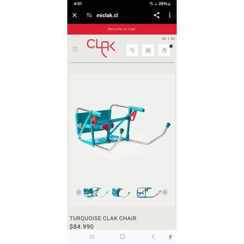 CLAK Foldable Baby Table Eating Chair | Mercari