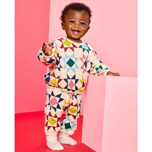Baby Holiday Long Sleeve Waffle Top & Pants Set