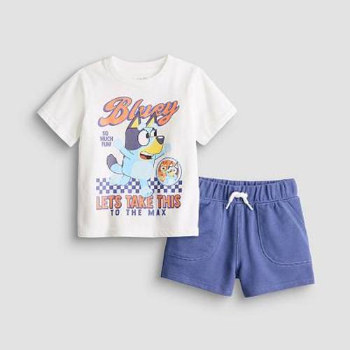 Baby & Toddler Boy Bluey To The Max 2-Piece T-Shirt & Shorts Set