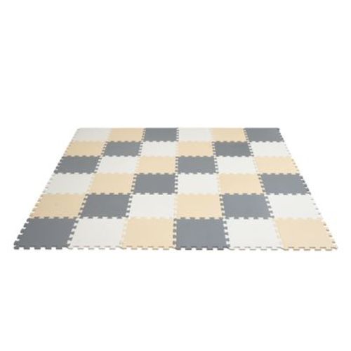 VEVOR 36 Tiles Kids Play Mat, 0.4 Inch Toddler Play Mat with EVA Foam, 12" x 12" Puzzle Play Mat with 36 sq.ft Coverage, Interlocking Toddler Mats