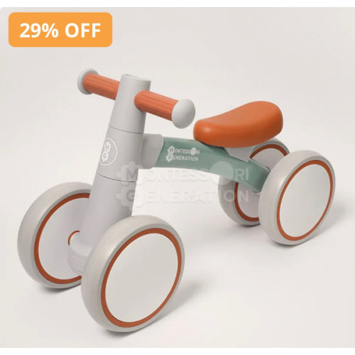 Get Montessori Baby Balance Bike - Your Baby’s First Bike Online! Montessori Generation