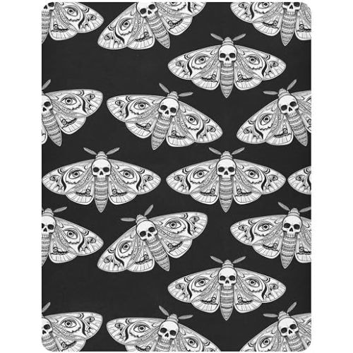 Gothic Butterfly Black Baby Crib Sheets for Boys Girls Soft Nursery Bedding Sheet Crib Mattress Sheets for Newborn Bedding Kids Infant M