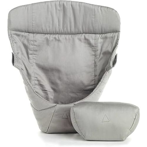 Ergobaby Baby Infant Insert for Baby Carrier with Neck & Head Support, for Newborns (Holds 3.2-5kg), Cotton Grey