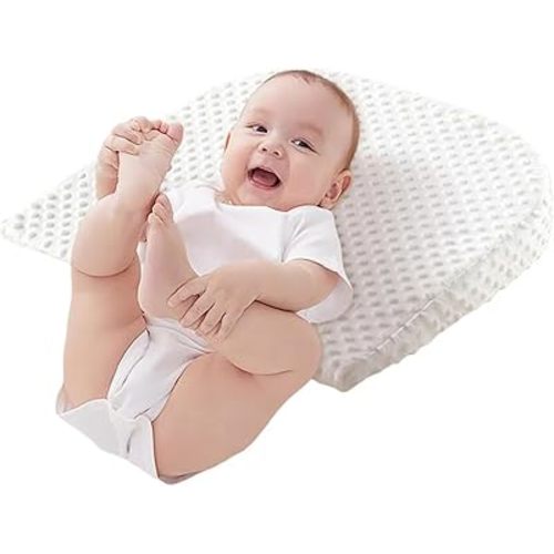 Nursing Reflux Prop for Infant,Baby Colic & Gas Relief,Memory Foam Nursery Support with Machine Washable Cover,Baby Tummy Time Prop for Neck and Shoulder Strength Growth, Baby Product Gift