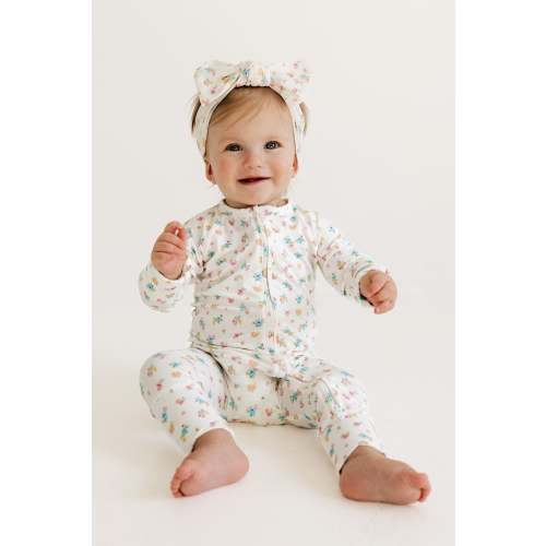Poppy White Zipper Romper