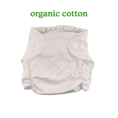 Newborn Organic Cotton Fitted Diaper