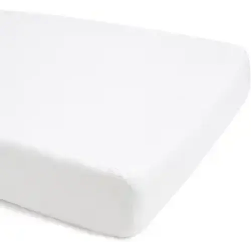 HALO Full-Size Fitted Crib Sheets, White, 2-Pack