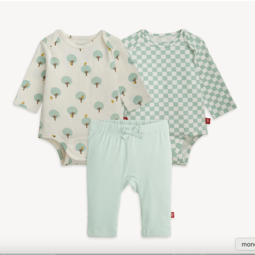 Magnetic 3-Pack Bodysuit & Pant