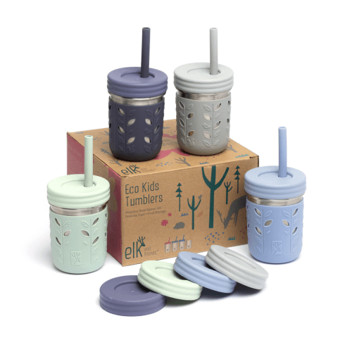 Stainless Steel 10oz Drinking Tumblers + Food Storage