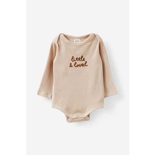 Organic Pointelle Long Sleeve Bubbysuit