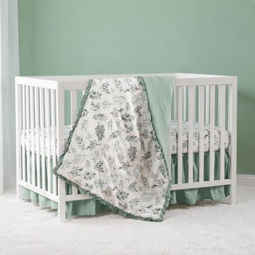 Organic Cotton Muslin Baby Crib Bedding Set 3 Pack for Newborn Baby Toddler