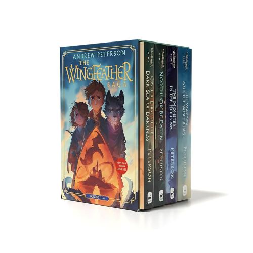 Wingfeather Saga Boxed Set: On the Edge of the Dark Sea of Darkness; North! Or Be Eaten; The Monster in the Hollows; The Warden and the Wolf King (The Wingfeather Saga)
