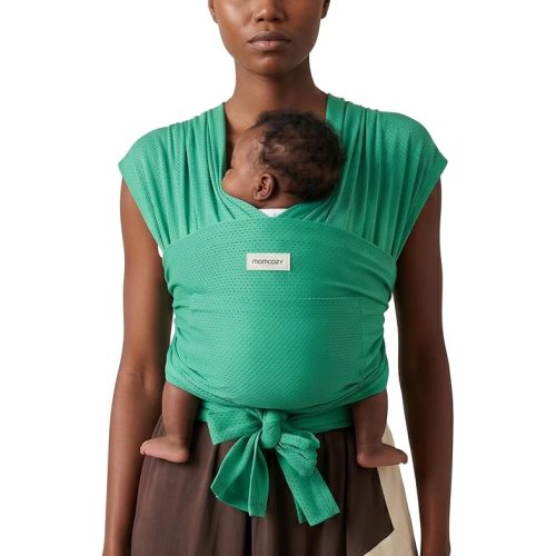 Momcozy Baby Wrap Carrier, Easy-On 2-Piece Design, Air Mesh Cooling