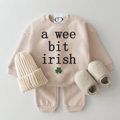 A WEE BIT IRISH Baby 2-piece Beige Set