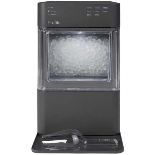 GE Profile Opal Mini Nugget Countertop Ice Maker with Descaler, 36lb - Charcoal Gray