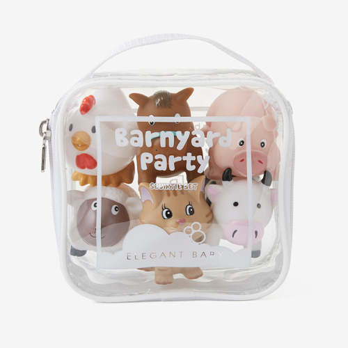 Barnyard Party Squirtie Baby Bath Toys – Elegant Baby