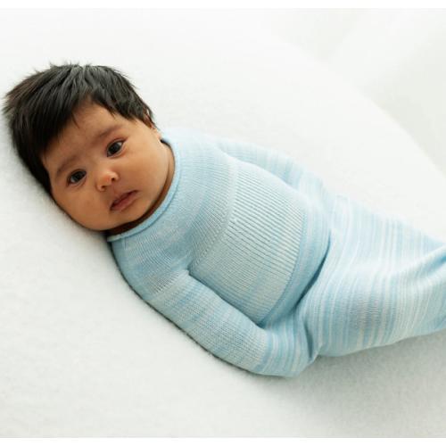 Blue Swaddle Sleep Sack - Small ( 6-12 pounds)
