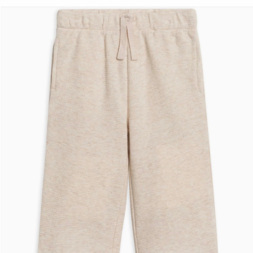 Clove Waffle Knit Straight Leg Pants