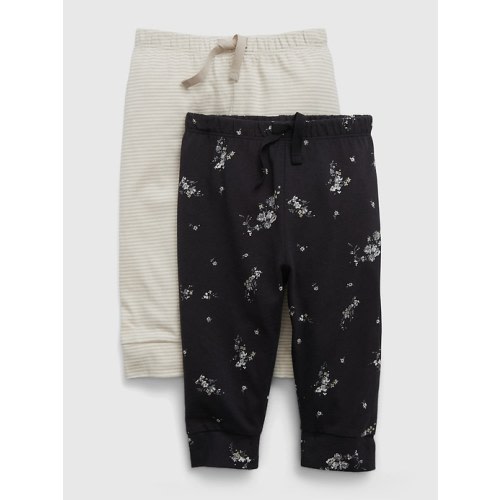 Baby First Favorites 100% Organic CloudCotton Pants (2-Pack) in black